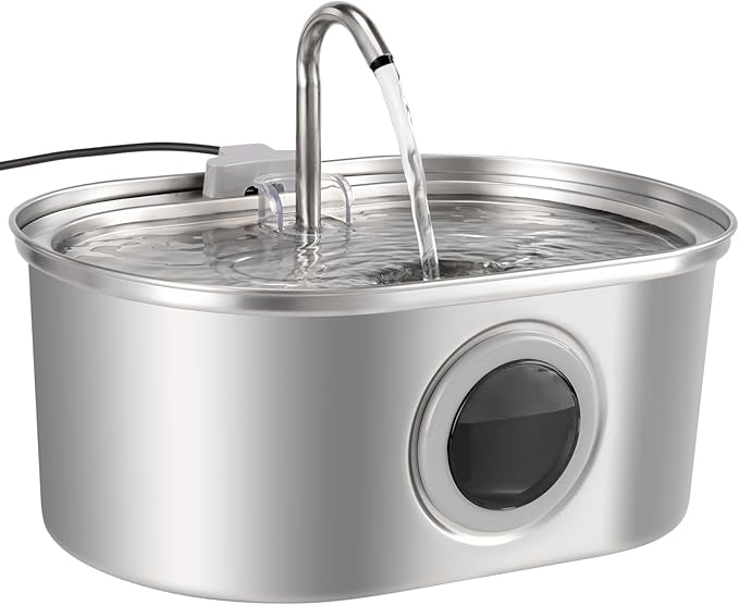 Smart Pet Water Fountain With Faucet Design