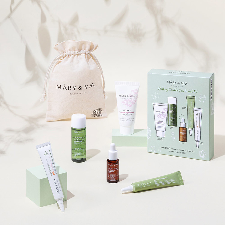 Mary&May, Soothing Trouble Care Travel Kit