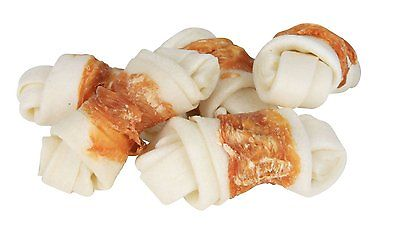 Trixie denta fun knotted chewing bones chicken 70g