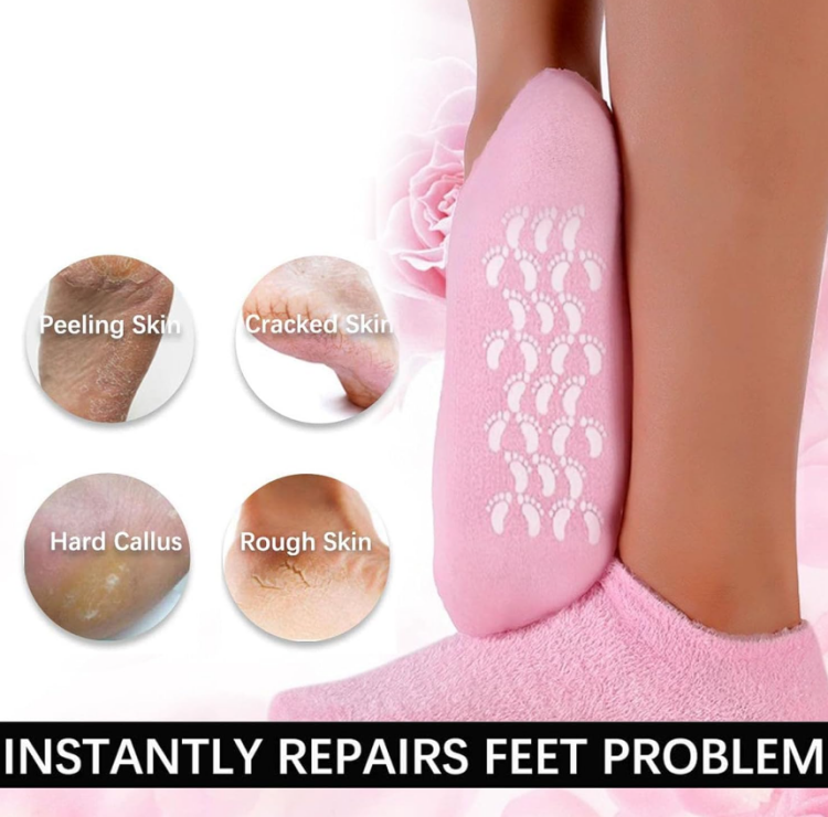 1 Pair Moisturizing Foot Socks