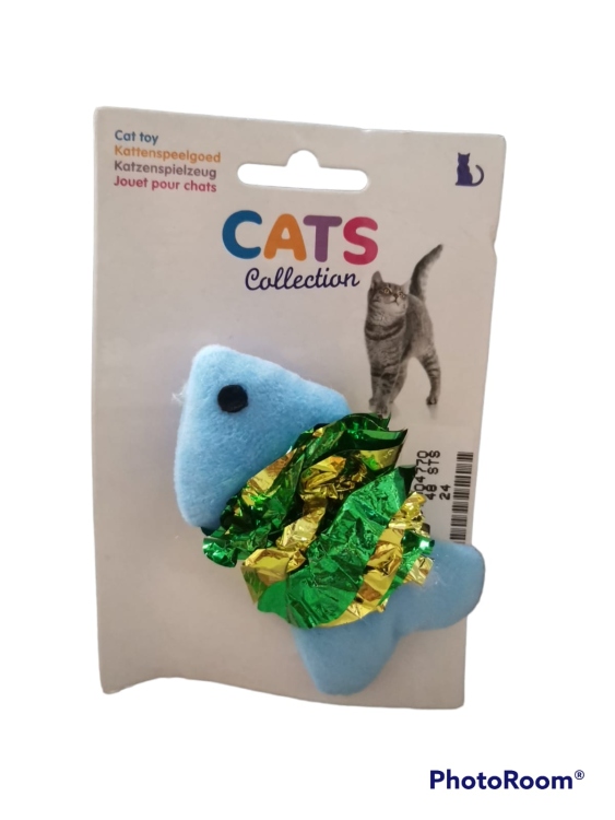 fish cat toy