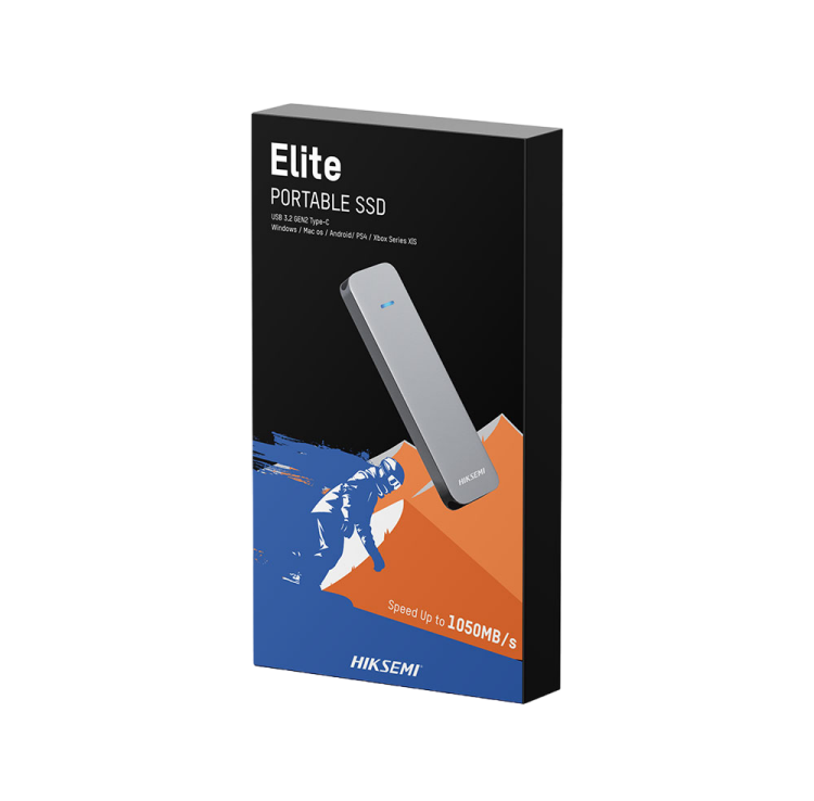 HIKSEMI ELITE 7 PORTABLE SSD 1TB - UP TO 1050 MB/S, USB 3.2 GEN 2