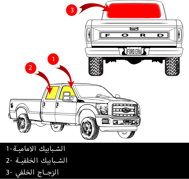 تظليل كريتف جمس  CANYON CREW CAB موديل 2015-2020