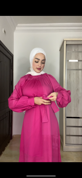 فستان " سمبل " باللون الفوشي 