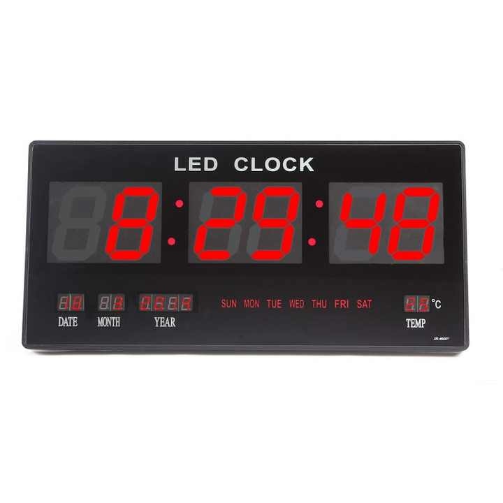 ساعة حائط  LED قياس 22x46سم