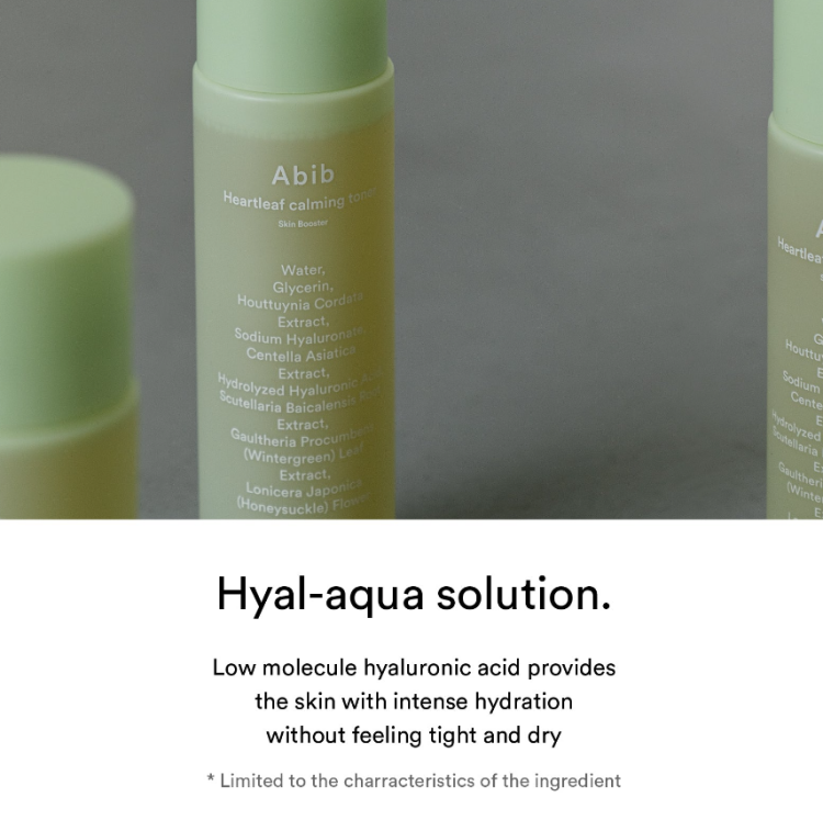 Abib, Heartleaf Calming Toner Skin Booster