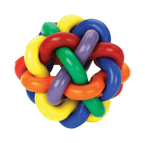 multicolored Rubber Ball Dog Toy