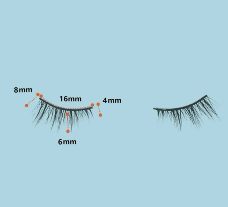 10 pairs of Cat eyes False Eyelashes رموش صناعية طرفية 10 أزواج