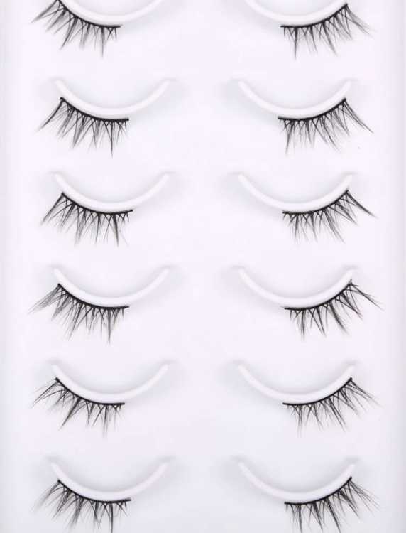 10 pairs of False Eyelashes رموش صناعية طرفية 10 أزواج