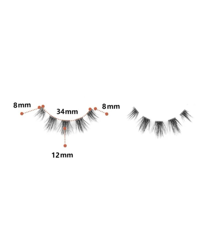 7 pairs of False Eyelashes رموش صناعية  7 أزواج