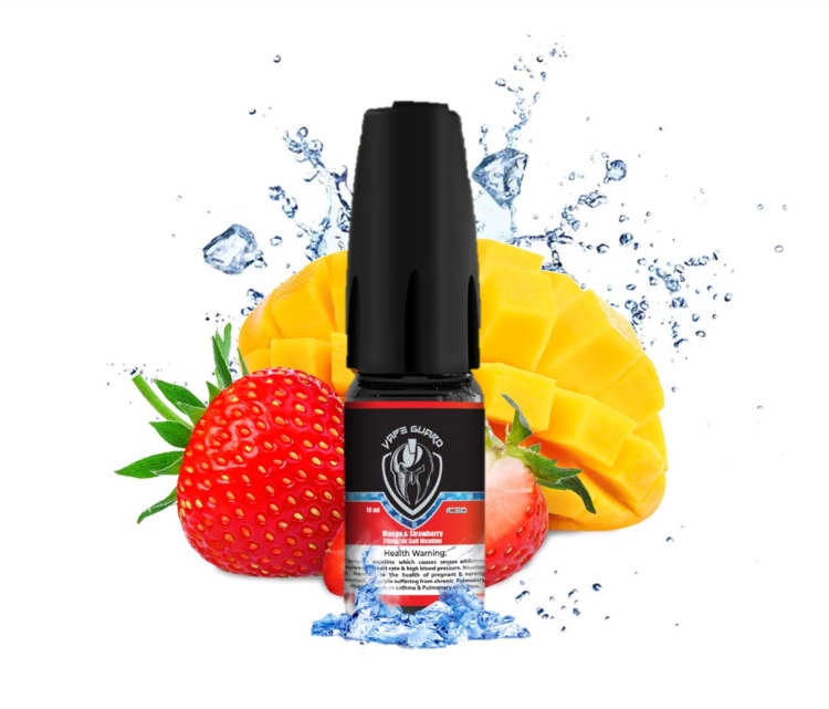 Vape Guard Mango & Strawberry Ice- SaltNic  Vape Juice 