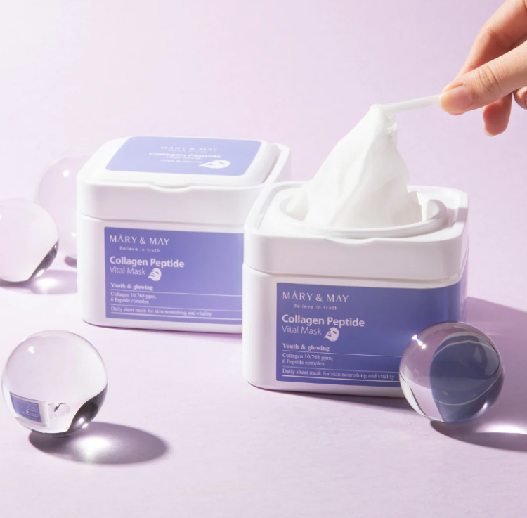 Mary&May, Collagen Peptide Vital Mask