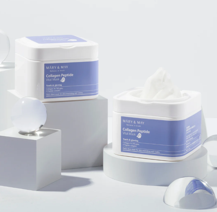 Mary&May, Collagen Peptide Vital Mask