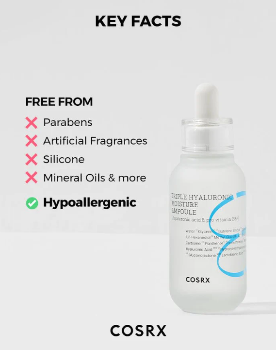 COSRX, Hydrium Triple Hyaluronic Moisture Ampoule