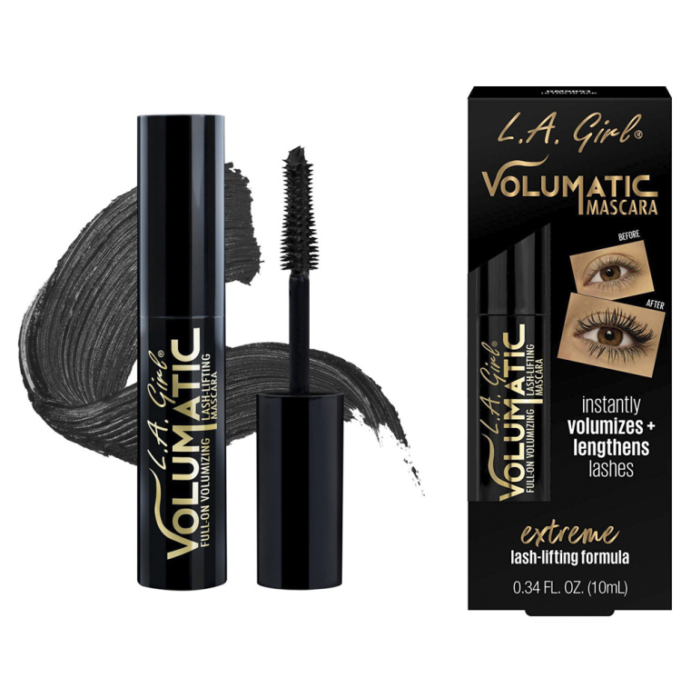 la girl volumatic mascara مسكاره لتطويل وتكثيف الرموش شديدة السواد