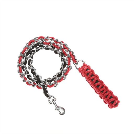 Dog Leash Chain - Anti Bite Training Chain Rope Leads for Big Dogs