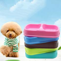 Plastic Double Pet Bowl