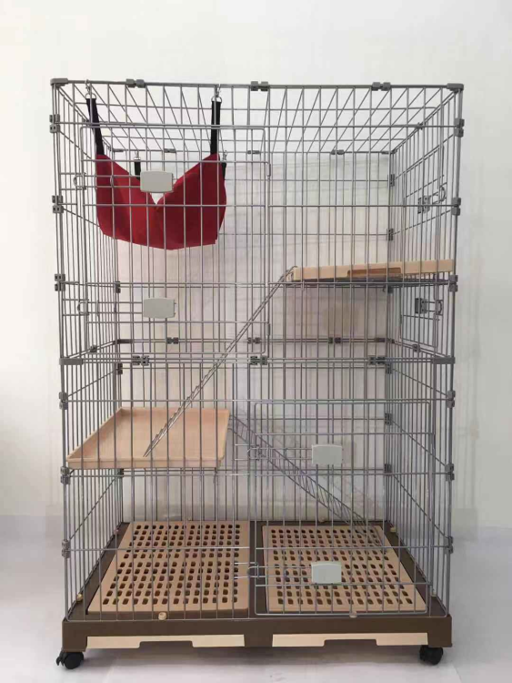 Pet cage 3 levels 90x60x132cm