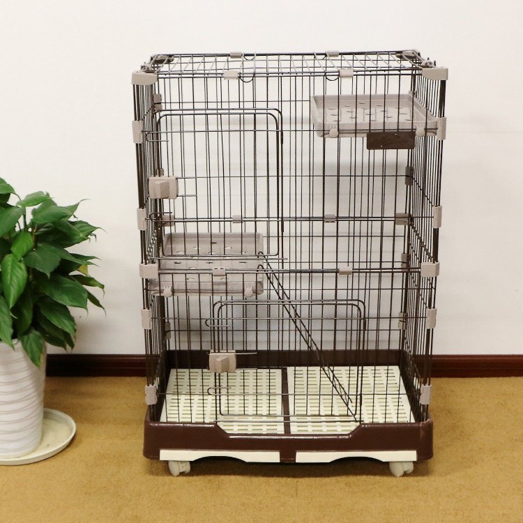 Pet cage 3 levels 90x60x132cm