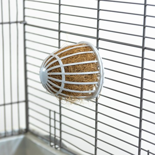 Nesting material holder