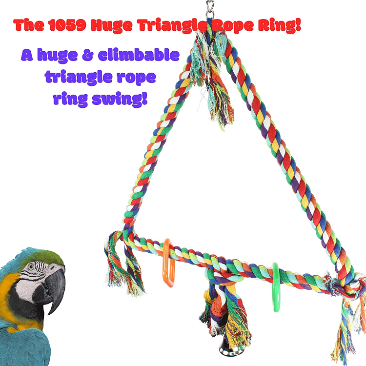 Huge Triangle Rope Ring