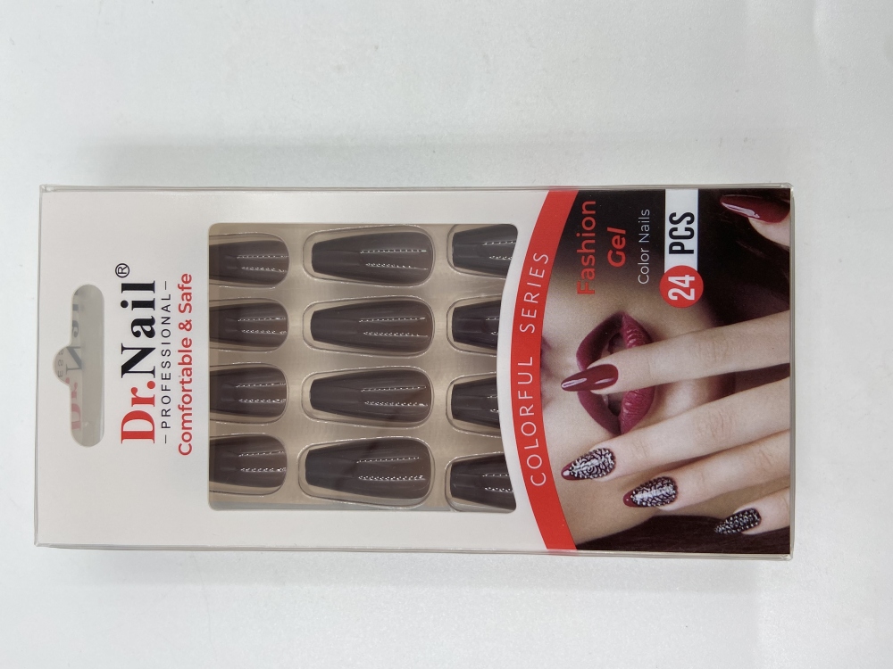 ‏Dr.Nail - اظافر تركيب لون ترابي