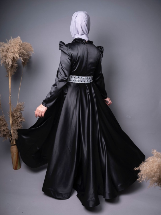 فستان تركي اسود