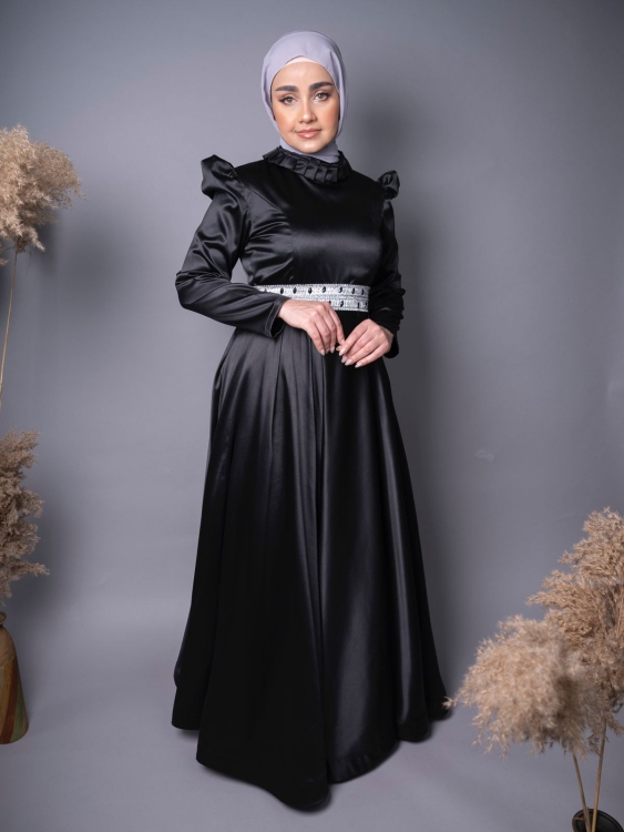فستان تركي اسود