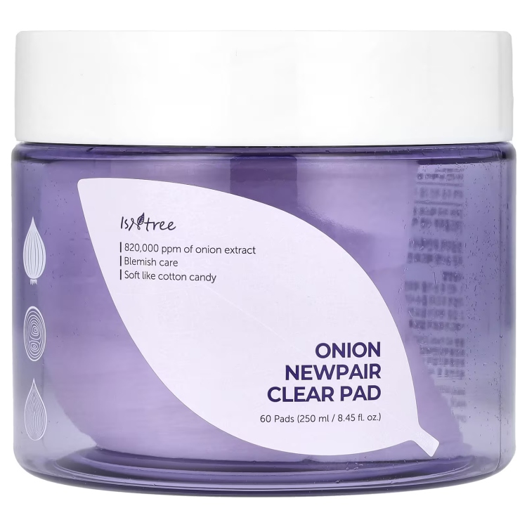 ISNtree Onion Newpair, Clear Pad, 60 Pads