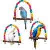 Bird Toys Colorful Parrot Swing Stand