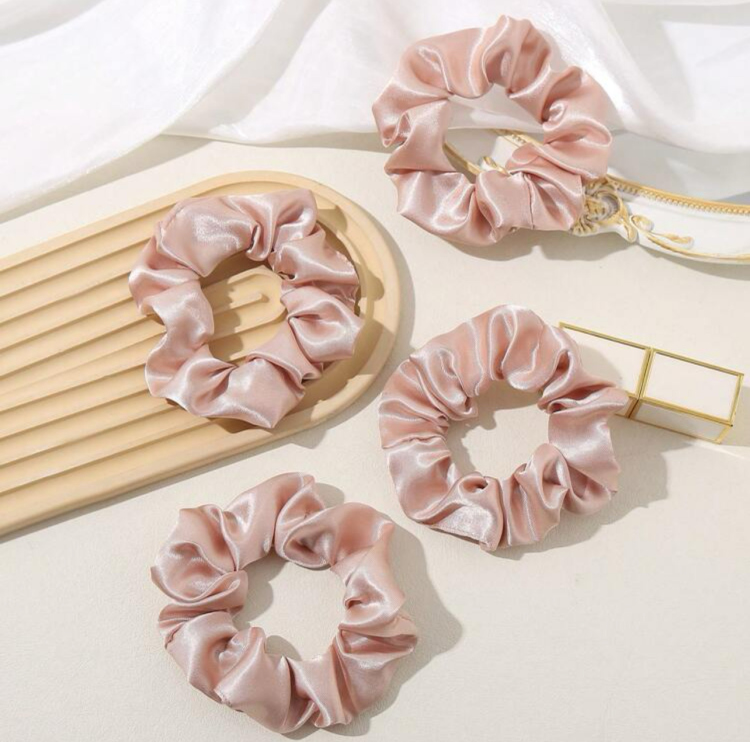 Satin scrunchies 8 Pcs 
