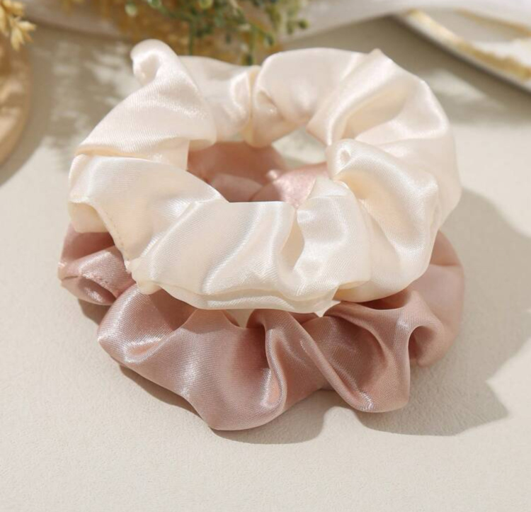 Satin scrunchies 8 Pcs 