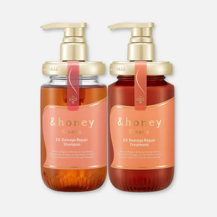 ViCREA, &honey Creamy EX Damage Repair Shampoo & Conditioner Set