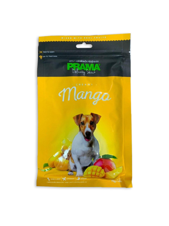 Prama Delicacy Snack Mango Dog Treats 70g