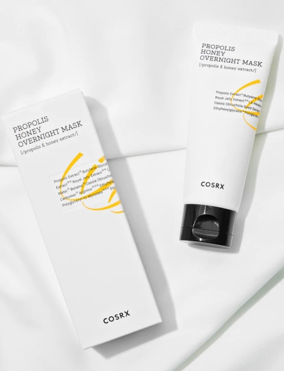 Cosrx, Full Fit Propolis Honey Overnight Mask كوزركس، ماسك ليلي و مرطب بالعسل