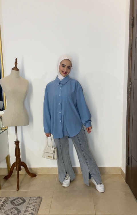 قميص بترولي صيفي