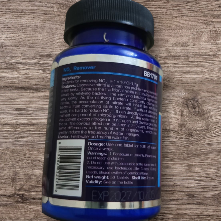 BIOZYM للتخلص من النيتريت الضار في حوض السمك