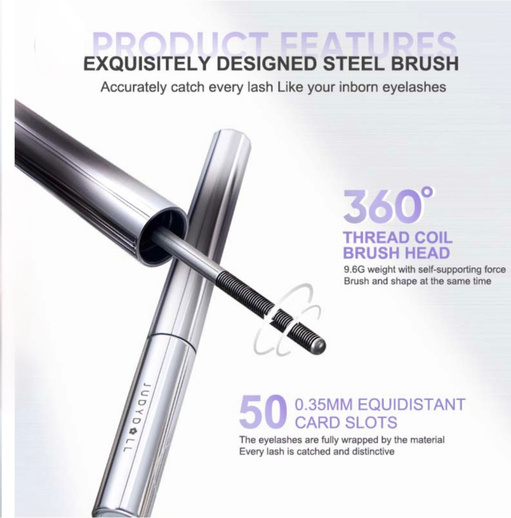 Judydoll - 3D Curling Eyelash Iron Mascara - Classic Black 