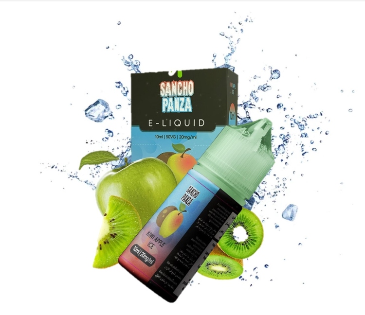 Sancho Panza Kiwi Apple Ice - SaltNic  Vape Juice 