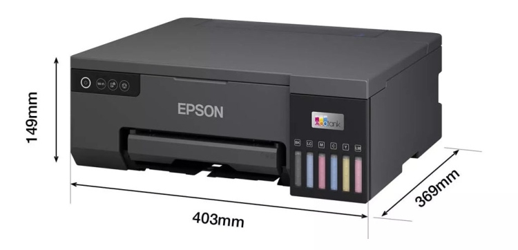 Epson EcoTank L8050 A4 Single Function 6 Color Ink Tank Photo Printer