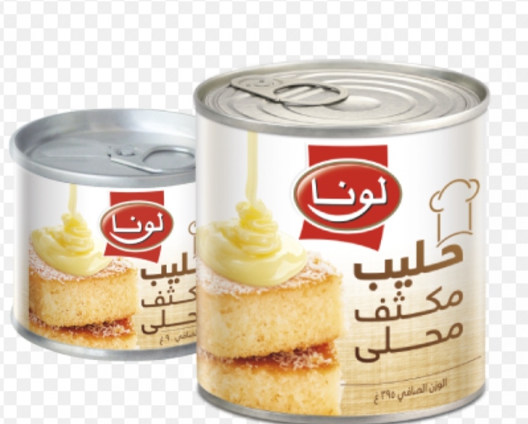 حليب مكثف محلى لونا 395