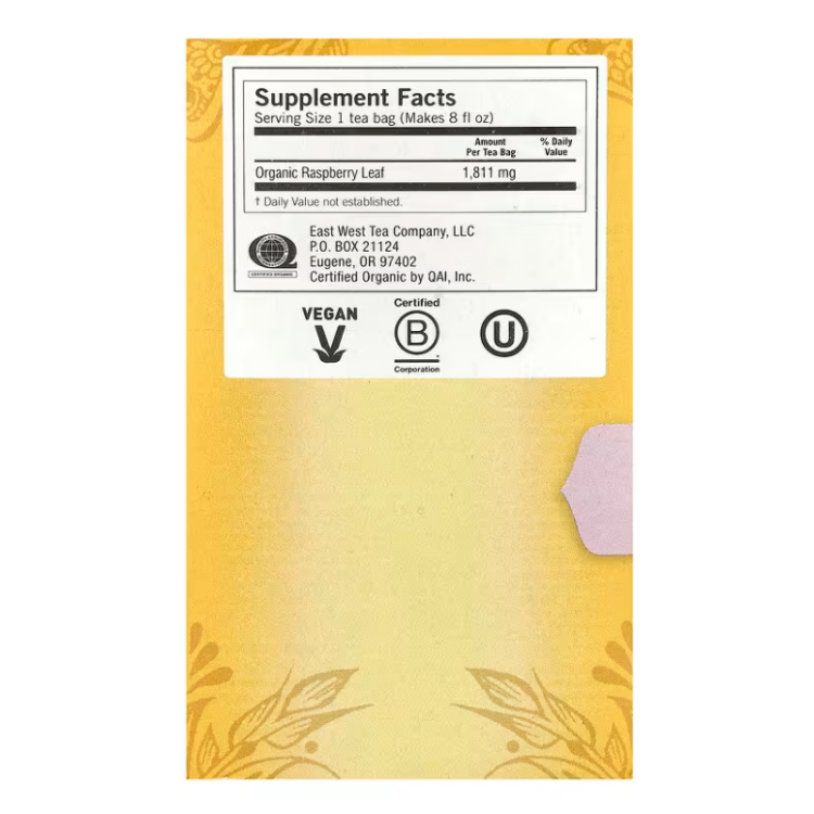 Yogi Tea, Raspberry Leaf