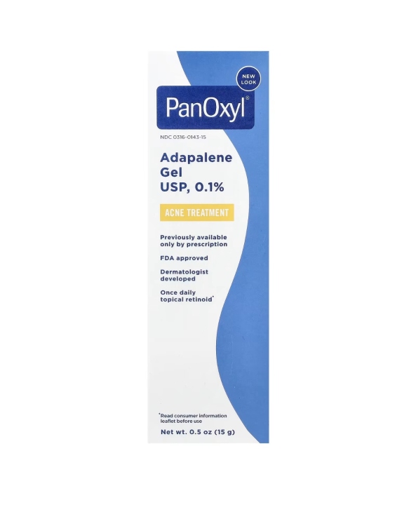 Panoxyl Adapalene Gel USP, 0.1% Acne Treatment 