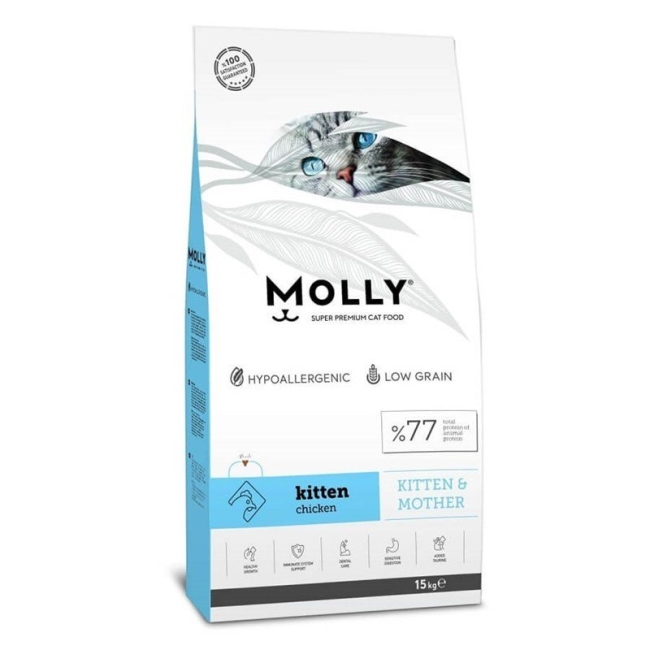 Molly Kitten Cat Food With Chicken