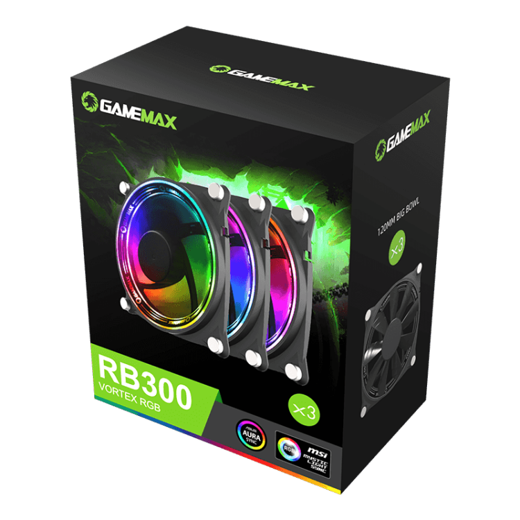 GAMEMAX RB300 VORTEX RGB FAN