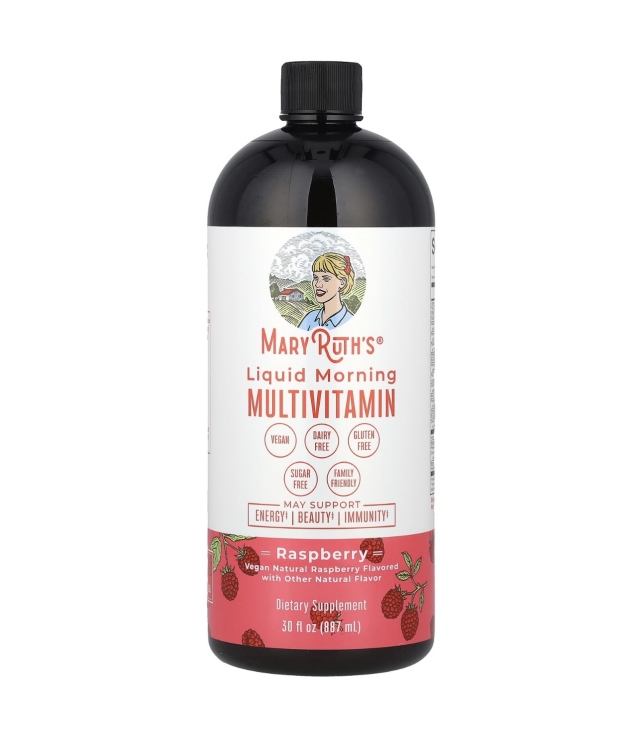 MaryRuth’s Liquid Morning Multivitamin Raspberry 887ml 