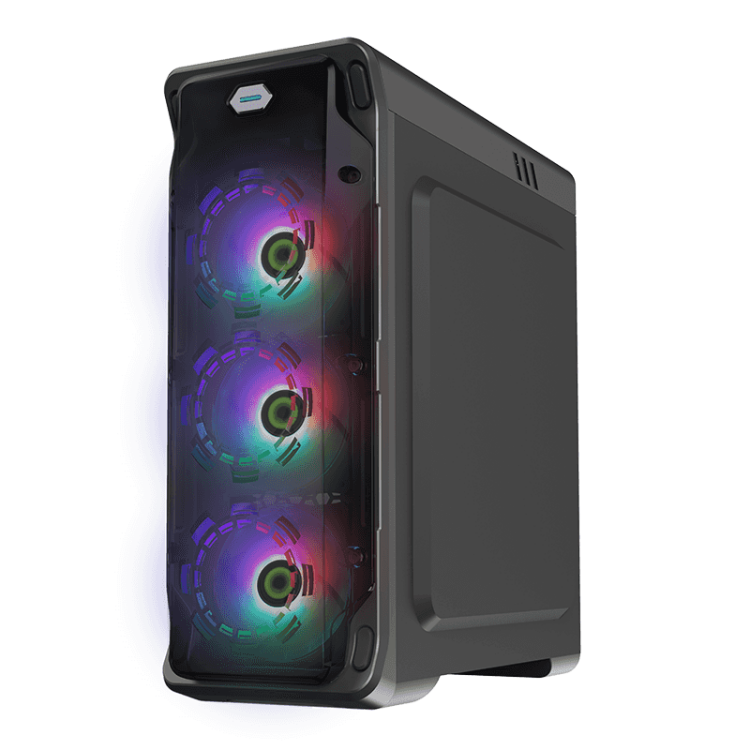 GAMEMAX CASE STAR LIGHT FRGB-BK