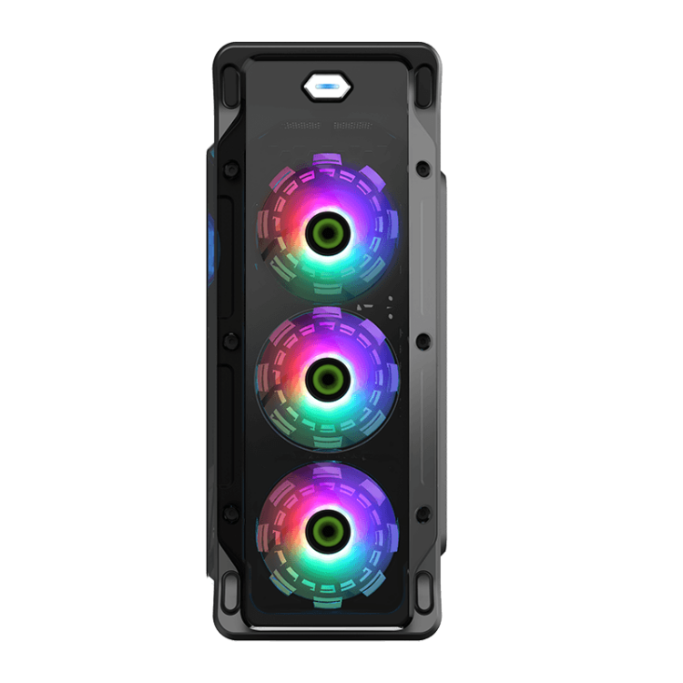 GAMEMAX CASE STAR LIGHT FRGB-BK