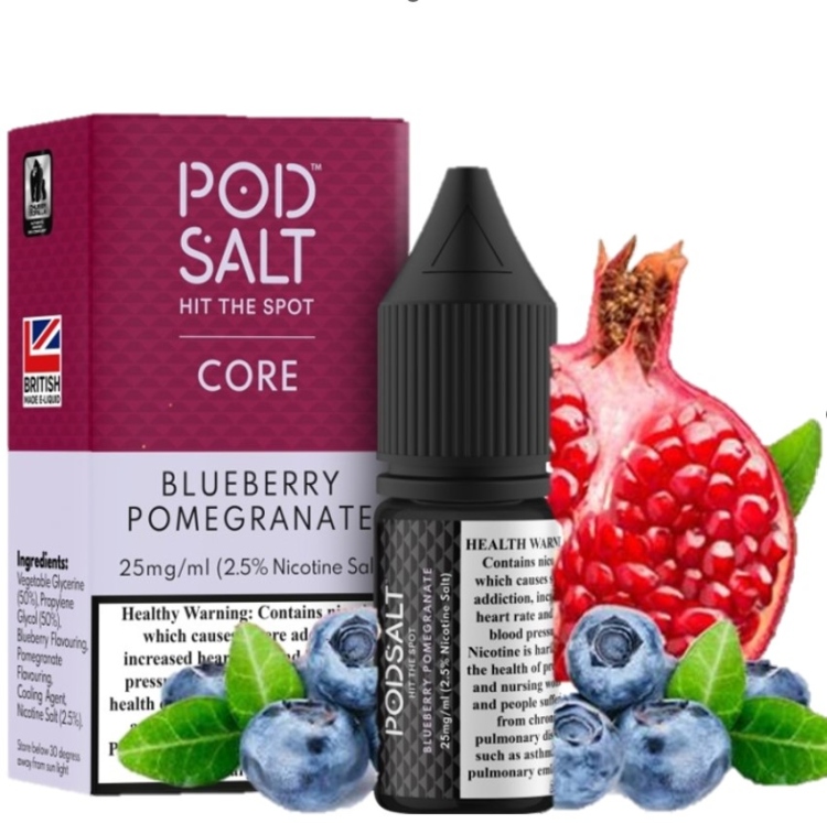 Pod Salt BlueBerry Pomegranate Saltnic 