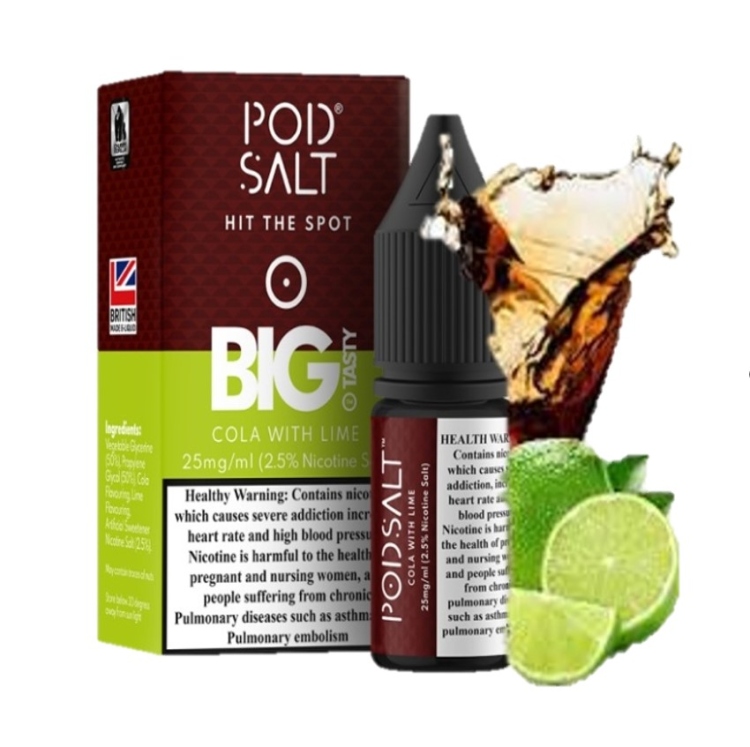 Pod Salt Fuzy Lime Saltnic Vape Juice